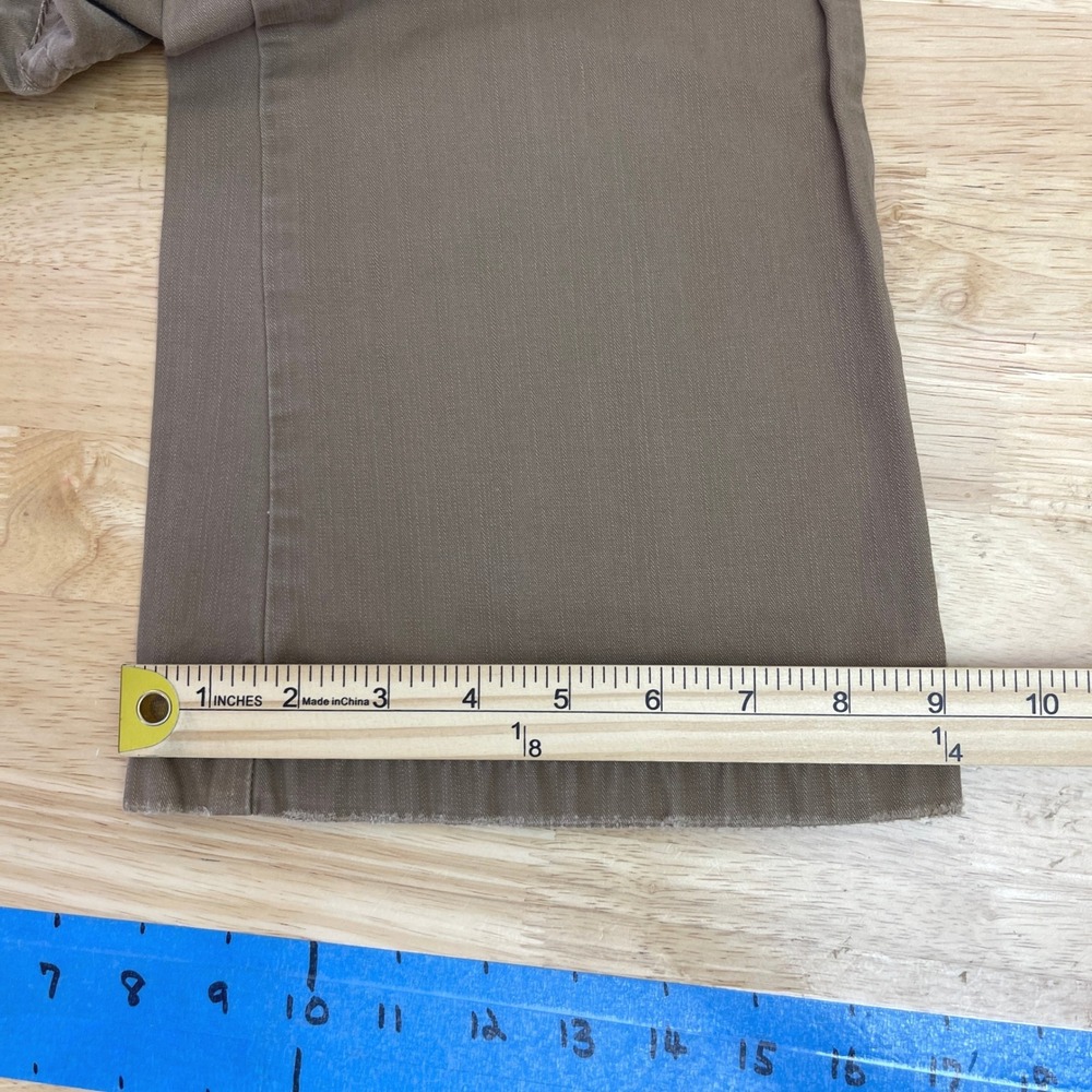 BKE Fulton Straight Leg Mens 31x31 100% Cotton Tan Khaki Pants Zip *READ - Picture 10 of 14